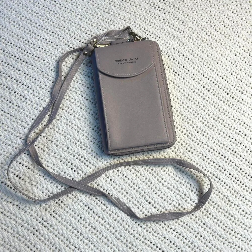 Forever Lovely Crossbody Phone Wallet with Strap‎